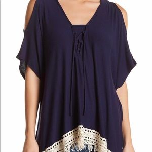 Simply Irresistible Crochet Trim Top